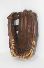 Rawlings Brown Leather Left Hand Infield Gloves "The finest in the field!"
