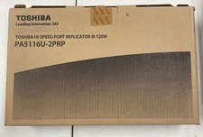 Toshiba Hi-Speed Port Replicator III 120W PA5116U-2PRP New
