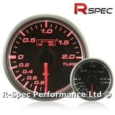 45 mm Schrittmotor Turbo Ladedruckanzeige BAR - kompakt / klein - gelb 