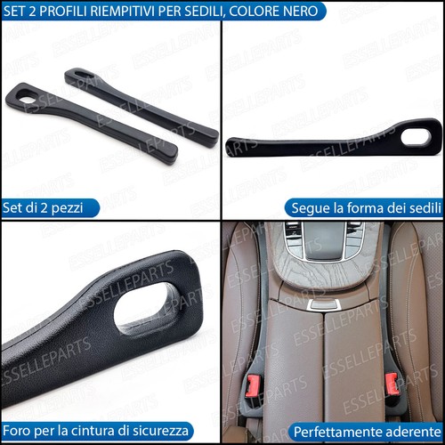 SET 2 RIEMPITIVI SEDILE SEDILI E VANO CENTRALE OPEL COMBO C ANTI CADUTA OGGETTI - Foto 2 di 12