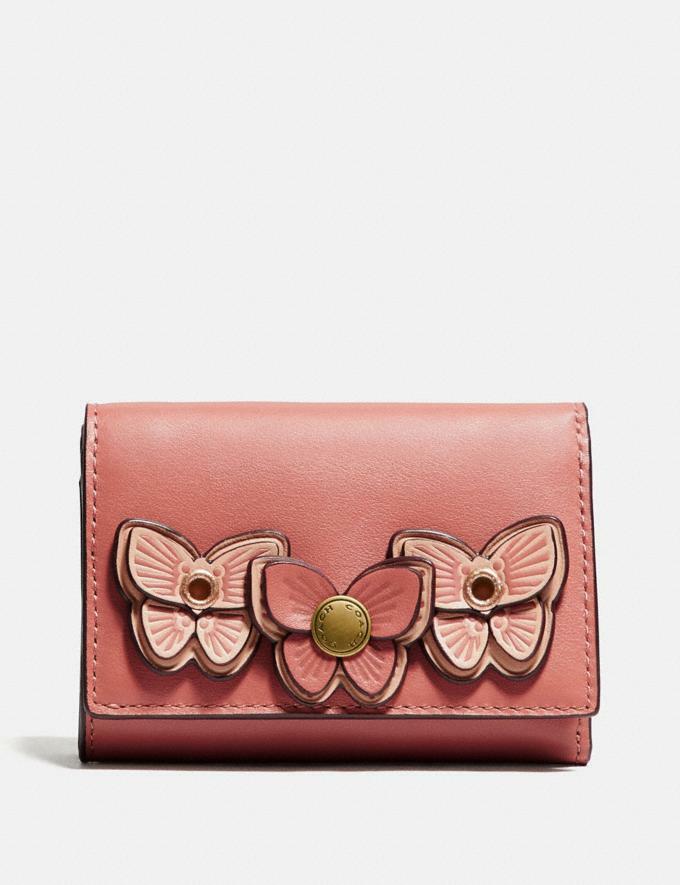 coach butterfly applique wallet