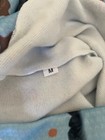 Soft Chicken Print Pajama jacket or warm Button up Sweatshirt Size M Light Blue — photo 3