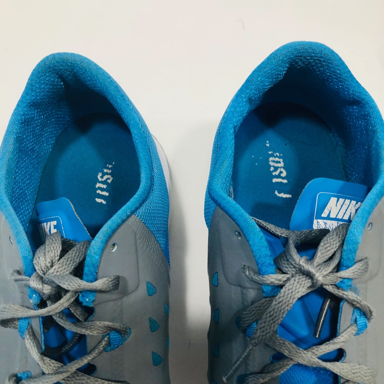 Nike Men's 14 Lite Trainer Running Sneakers Shoes Blue Gray thumbnail 9