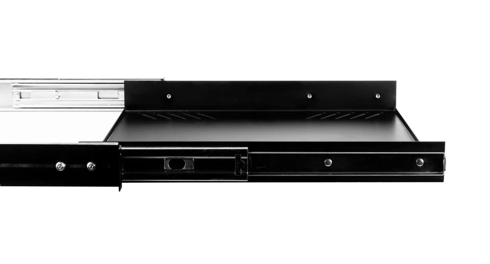 OSP 1 Space Sliding Shelf Rack Mount Pullout Tray For ATA Rack Road Case - Image 3 of 4