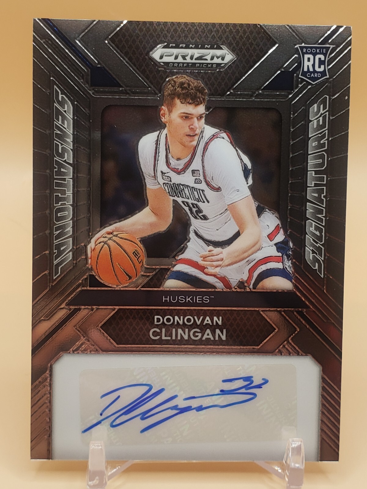 2024 Panini Prizm Draft Picks - Sensational Signatures Donovan Clingan...