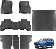 KARPAL Floor Mats for Toyota 4Runner 2013-2024 (Only Fit 5 Seats Without Sliding