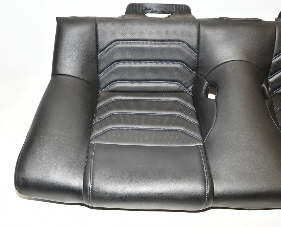 Sitzbezug Sitzfläche Unten Rücksitzbank Blaue Naht Mustang V Coupe Original - Bild 4 von 4