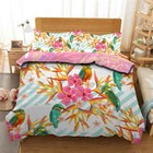 Dark Bird Branches 3D Printing Duvet Quilt Doona Covers Pillow Case Bedding Sets