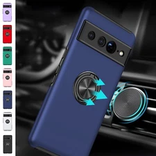 For Google Pixel 6a/7a/7 Pro/8 Pro Shockproof Hybrid Ring Holder Hard Phone Case
