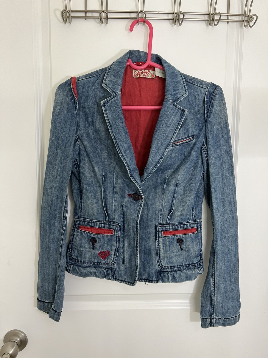 Princy By Jessica Simpson Jean Jacket Size S