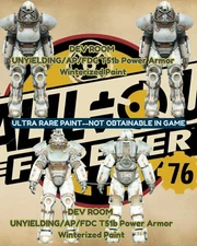 FALLOUT 76 PC T-51 POWER ARMOR UNYIELDING FOOD/AID WEIGHTS REDUCING AP REFRESH