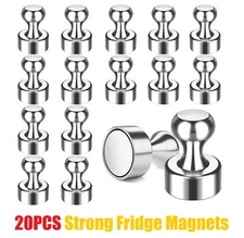 10x Fridge Magnets For Whiteboard Refrigerator Magnets Small&Strong Metal Magnet