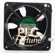 1PCS Brand New SUNON KDE1212PMS1-6A Cooling Fan 12038 12CM 12V 6.8W 2-wire
