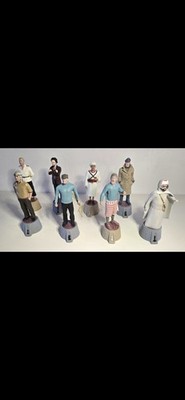  Official Moulinsart Tintin Chess Collection   Lot of 8 figures  2012, 