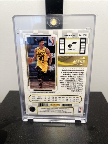 OCHAI AGBAJI 2022-23 CONTENDERS OPTIC ROOKIE TICKET RED RC AUTO /99 - Picture 2 of 4