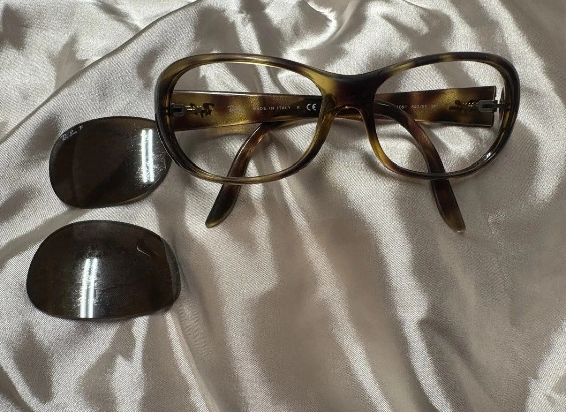 Ray-Ban Brown Wrap Sunglasses for Women for sale | eBay display picture 1