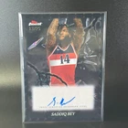 SADDIQ BEY 2024-25 TOPPS FINEST AUTOGRAPHS BLACK GEOMETRIC AUTO 13/25