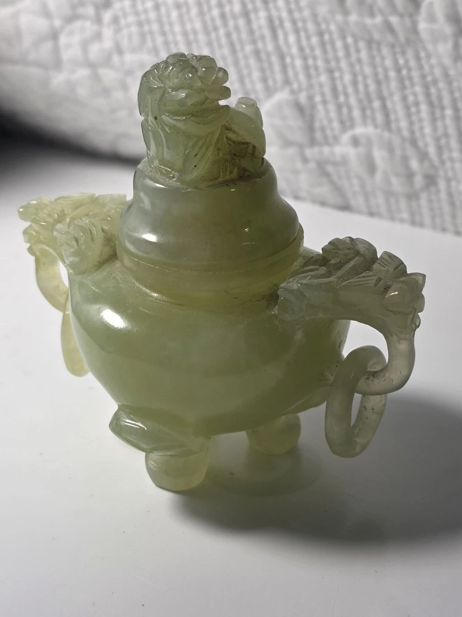 古董中国玉石香炉1900-1940 | eBay