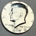 1970-D 40% silver BU Kennedy half dollar. Scarce key date. Exact coin shown #4
