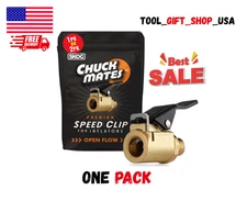 Chuck Mates Premium Quick-connect Accessory For Tire Inflators Open-type 1 Pack