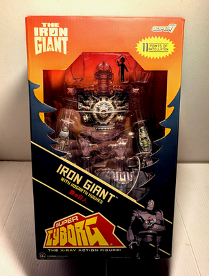 THE IRON GIANT w/HOGARTH Super Cyborg CLEAR X-RAY 11