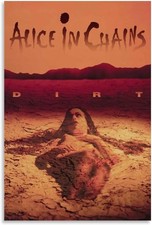Rock Band Poster Dirt Music Album Cover Poster Wall Art Decor Canvas UNFRAMED