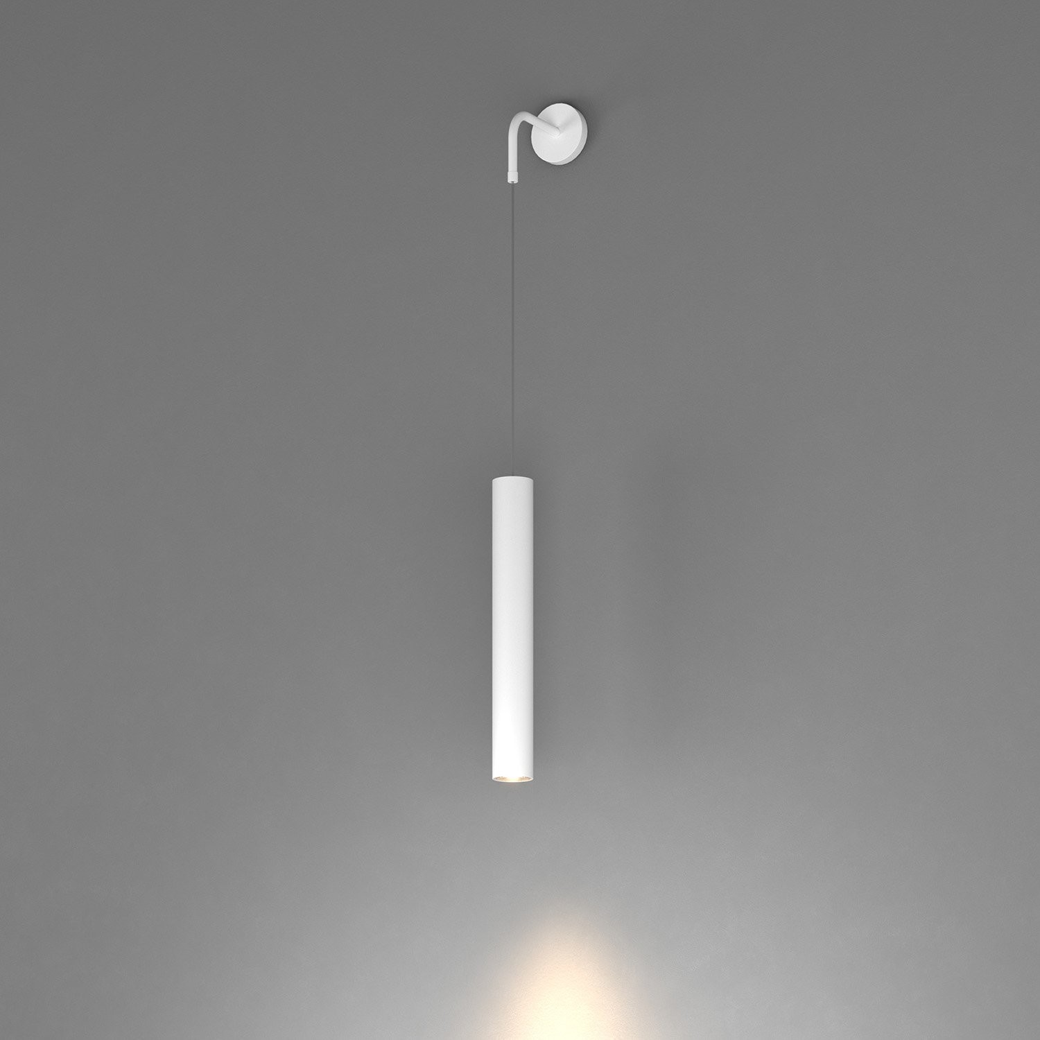 Applique Xeana Metallo Bianco GU10 - Lampada Parete Industrial Minimal