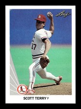 SCOTT TERRY ⚾ 1990 Leaf Baseball #234 St. Louis Cardinals