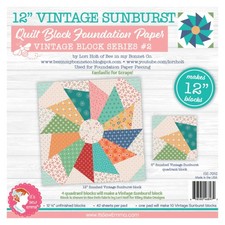 Foundation Papers- 2 Inch Vintage Sunburst