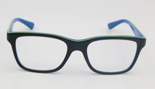 Ray-Ban RB1536 3600 Polished Dark Grey On Blue Kids Eyeglasses Frames 48-16-130