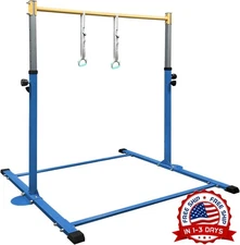 Barra de Kip para gimnasia, barra horizontal para niñas y niños pequeños NEW US