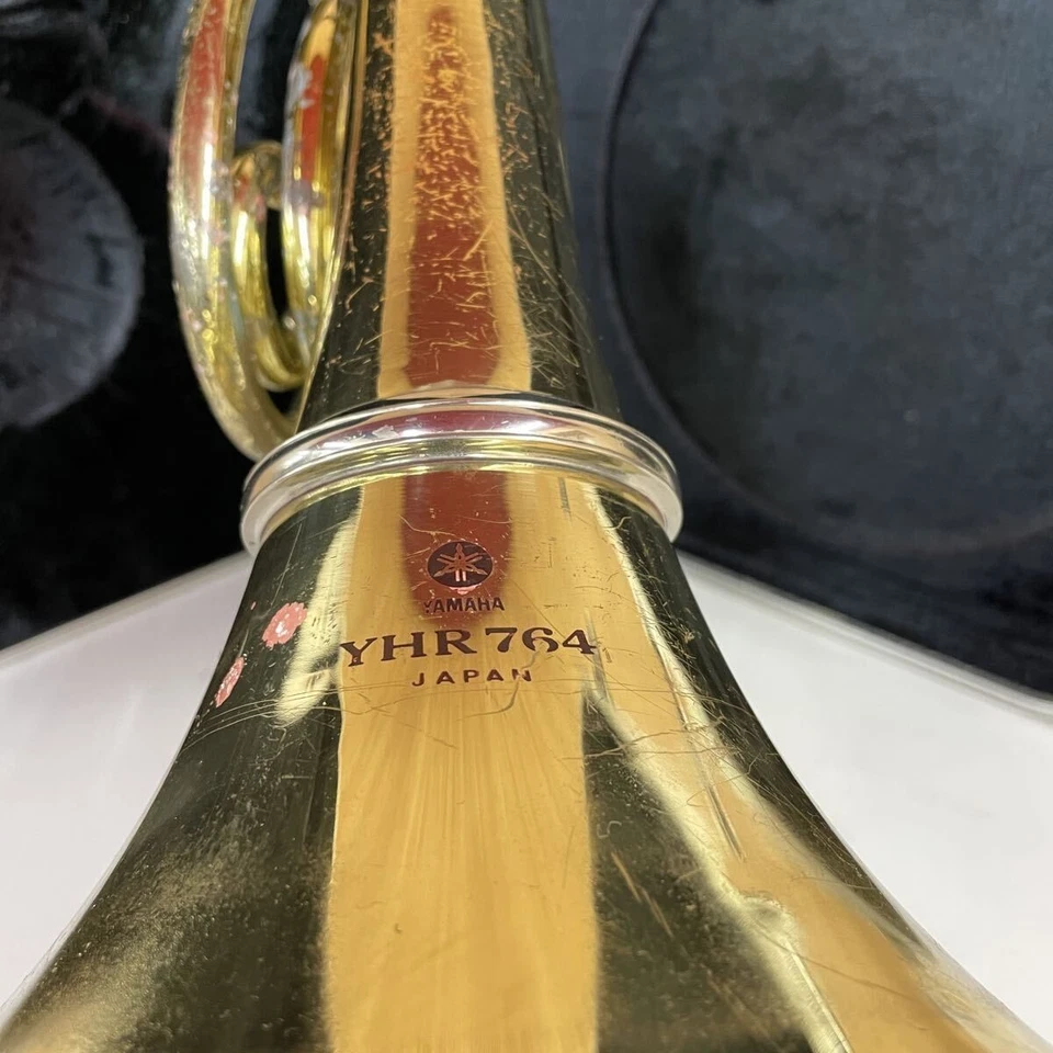 Yamaha YHR-764 Doble Cuerno Francés Completo F/Bb, Campana Desmontable, Laca, Japón Foto 4 de 4