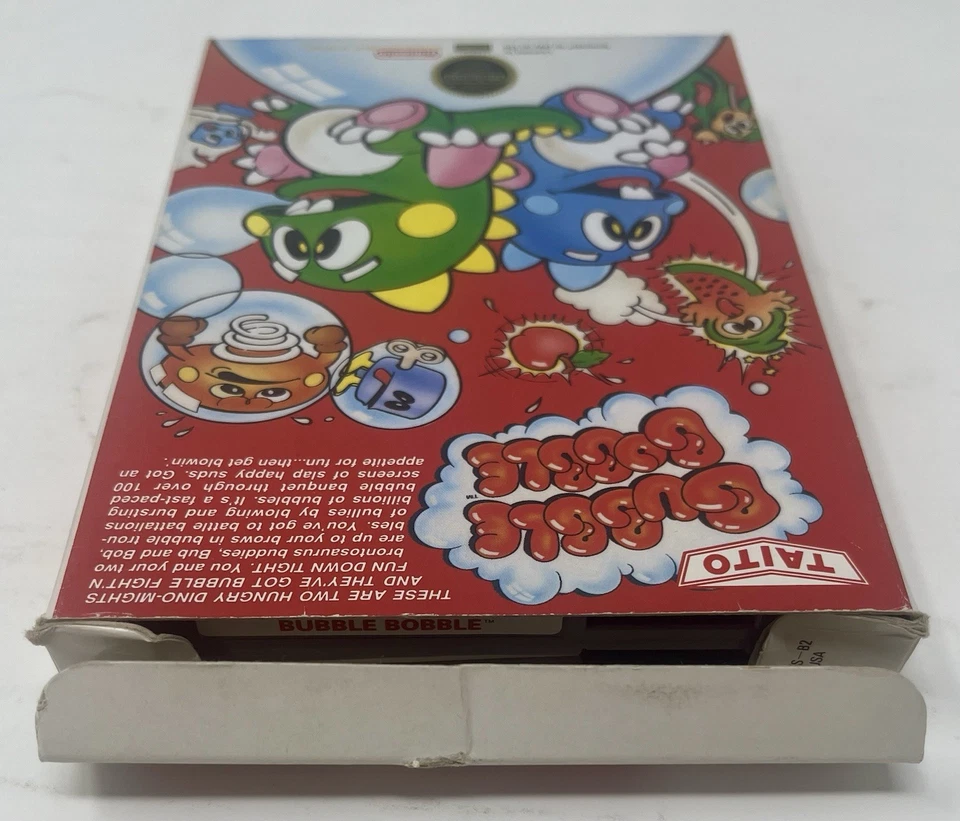 Bubble Bobble Complete in Box CIB Circle Seal SOQ Taito (Nintendo, NES 1988)🔥 - Image 2 of 4