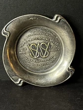 Antique Advertising Ashtray S.S. White Dental Mfg Co 1900s Early Dentistry