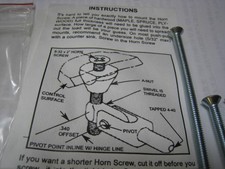Nelson HOBBY 8-32 Swivel Link Offset for Large Aircraft Used Japan 11z