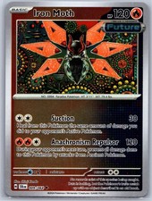 Iron Moth 009/064 Uncommon Shrouded Fable Pokemon Reverse Holo Near Mint