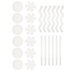 24pcs Bathtub Stickers Stair Non-Slip Adhesive Decals Safety Shower Stickers