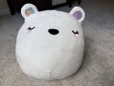 Sertina Squishmallow Wildlife Animal Squad White Polar Bear 12" Claire's S12