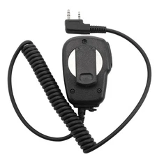 2 Pin  PTT Speaker MIC Walkie Talkie Accessories For  UV5R 888S For  For5812