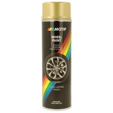1 x Motip Felgenlack Gold Spray 500ml 04008 Lack Schnelltrocknend Glänzend