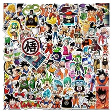 100pcs Anime Stickers Naruto Dragon Ball Z Demon Slayer Hunter X Laptop Decals