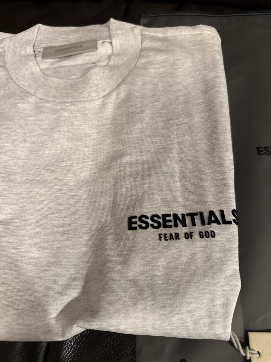 ESSENTIALS FEAR OF GOD Tシャツ ホワイトL Fear Of God Essentials SS19 3M Logo Boxy T-Shirt WHITE Size