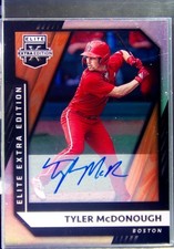 2021 Panini Elite Extra Edition Tyler McDonough Auto #75 Sox Signatures