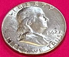 1962 Franklin Half Dollar – Brilliant Silver Luster – Original Surfaces – Denver