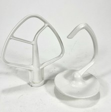 KitchenAid Mixer Attachments Paddle Dough Hook White Coated OEM Fit