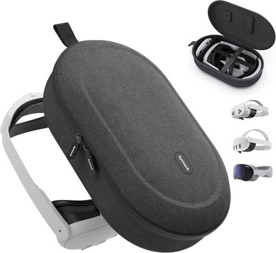 Syntech VR Tasche Quest 3S 2 Pico4 Ultra Schutzschale Schwarz