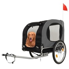 Rimorchio bici cane 88LBS animali domestici passeggino portabici ruote frizione