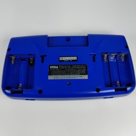 Sega Game Gear - Works, Recapped, LCD Screen Mod, Glass Lens, Clean Blue Shell 