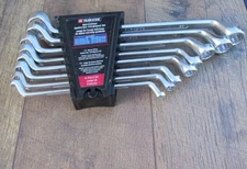 PARKSIDE 8 PC METRIC OFFSET DEEP 12 POINT DOUBLE BOX END WRENCH SET 6MM -  22MM