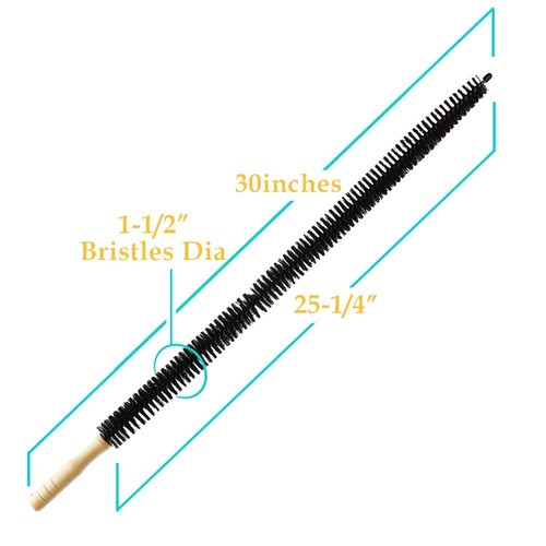 Dryer Cleaner Vent Brush - 30 Inch Long Flexible Dryer Vent Cleaner & Refrige... - Picture 2 of 5